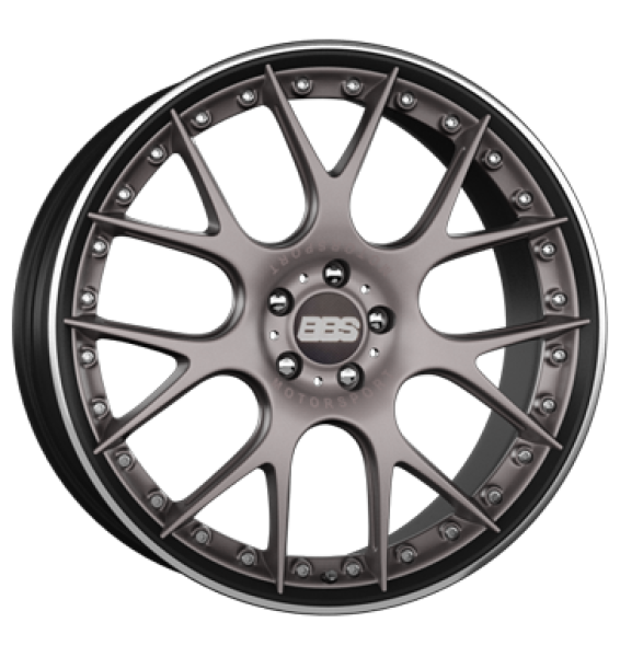 BBS CH-RII 10x22 LK5/120 ET38 ML72,5mm platinum/schwarz