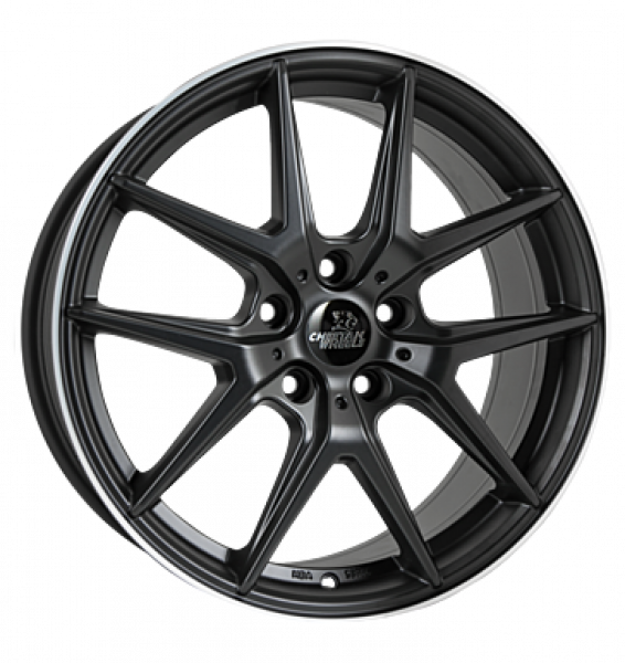Cheetah Wheels, CV.06, 8,5x20 ET45 5x114,3 70,4, black mat pol ring