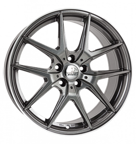 Cheetah Wheels, CV.06, 8,5x20 ET45 5x114,3 70,4, shiny grey pol ring