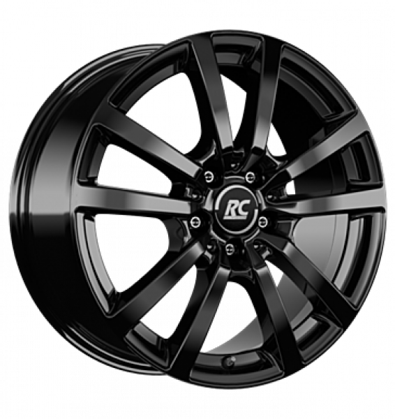 RCDesign, RC25, 7,5x17 ET44,5 5x127 71,6, schwarz glanz