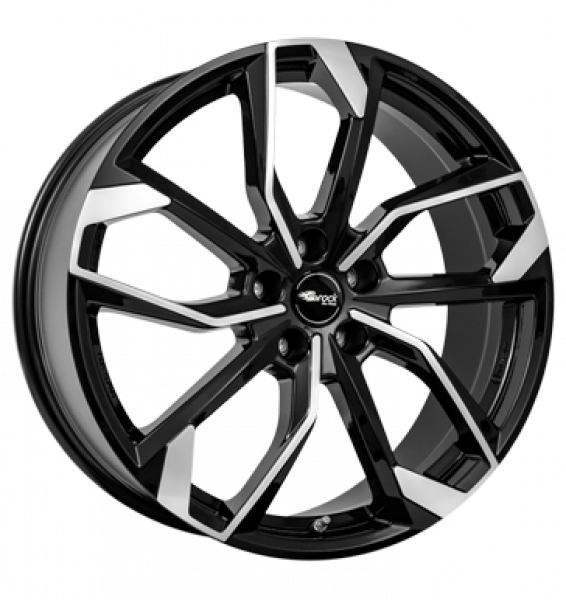 RCDesign, RC34, 7,5x18 ET50 5x112 57,1, schwarz glanz vollpoliert