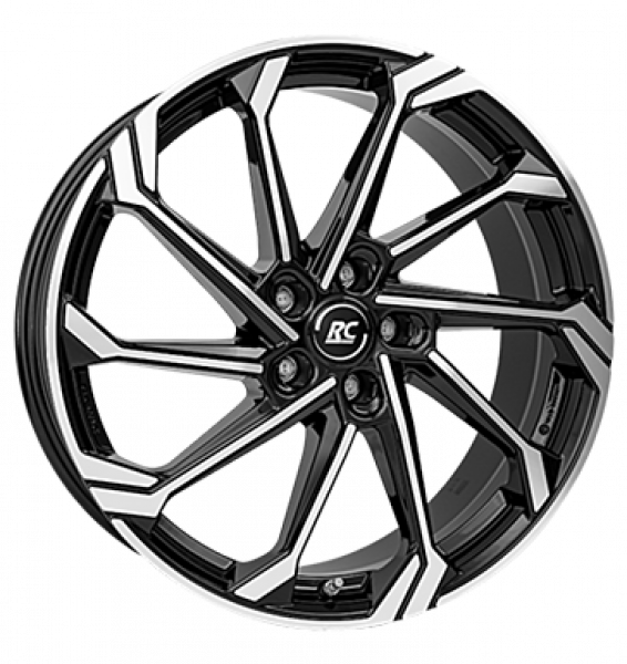 RCDesign, RC36, 8x20 ET50 5x112 57,1, schwarz glanz vollpoliert