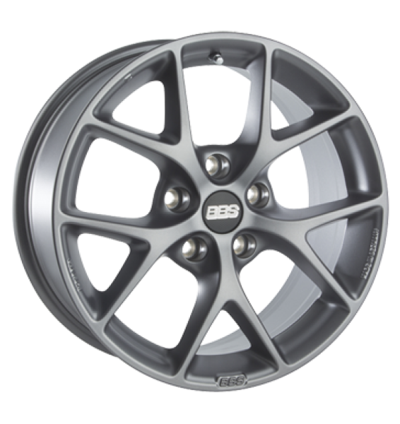 BBS SR 7x16 LK5/112 ET48 ML82mm himalaya-grau seidenmatt