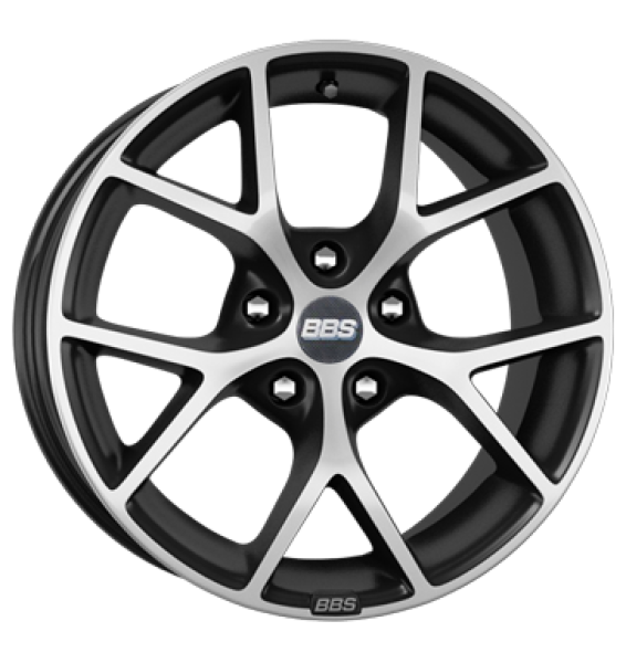 BBS SR 8x18 LK5/120 ET44 ML82mm vulcano-grau diagedreht